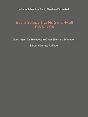 cover image of Bachs Solopartita Nr. 2 in d-Moll BWV1004